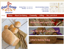Tablet Screenshot of greatharvesthelena.com